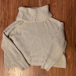 Crop knit sweater